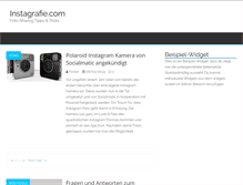 Tablet Screenshot of instagrafie.com